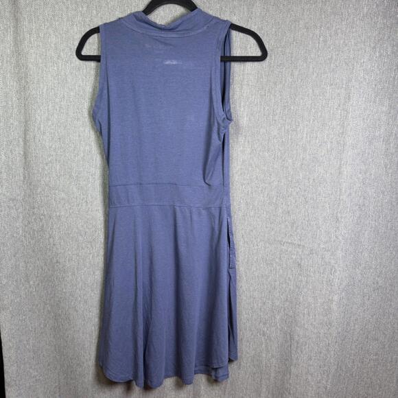 Toad & Co Size Small Blue A-Line Dress Classic Comfy Eco Friendly - Picture 2 of 9